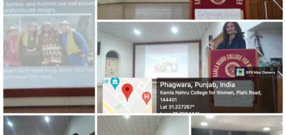 An extension lecture orgnized under Ek Bharat Shrestha Bharat programme at KNCW, Phagwara