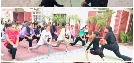 NSS UNIT and NCC WING of KNCW CELEBRATE INTERNATIONAL YOGA DAY