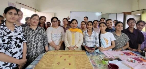 Workshop on Block Printing held at KNC