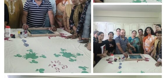 Screen Printing Workshop held at KNC