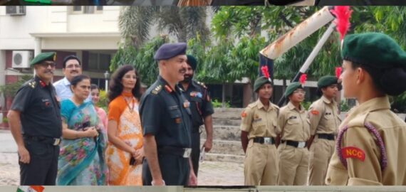 Brig Ajay Tewari and Commanding Officer NS Sidhu visited KNCW