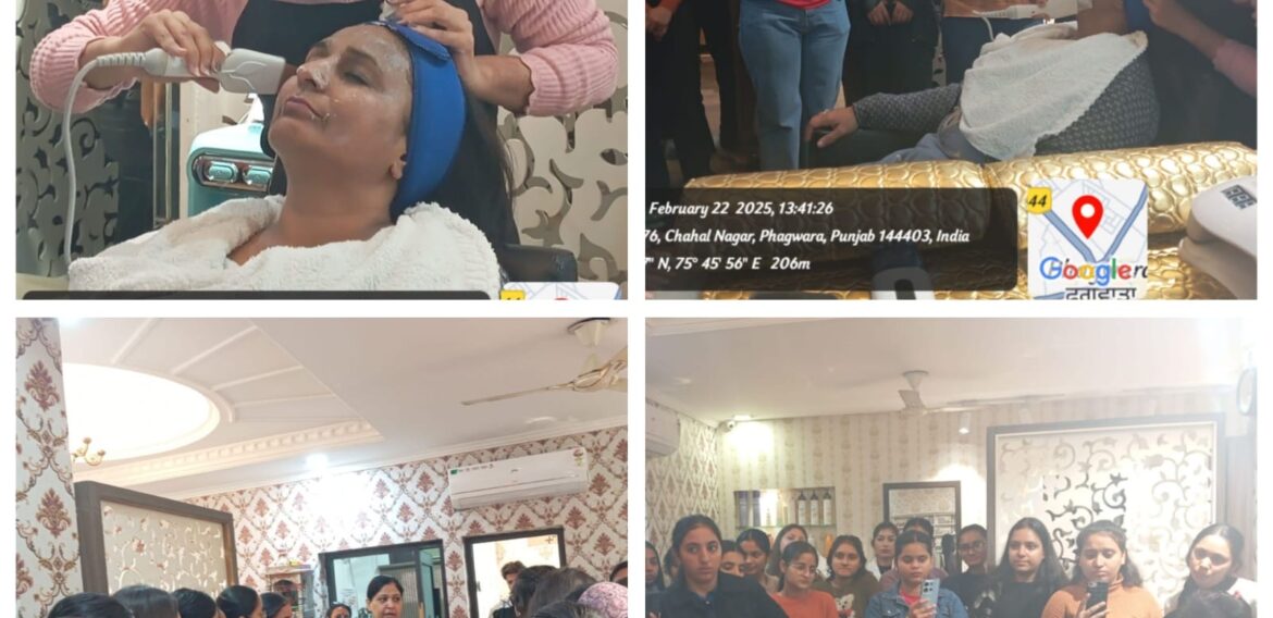 Beyond the Classroom: Kamla Nehru College Students Explore the Beauty Industry