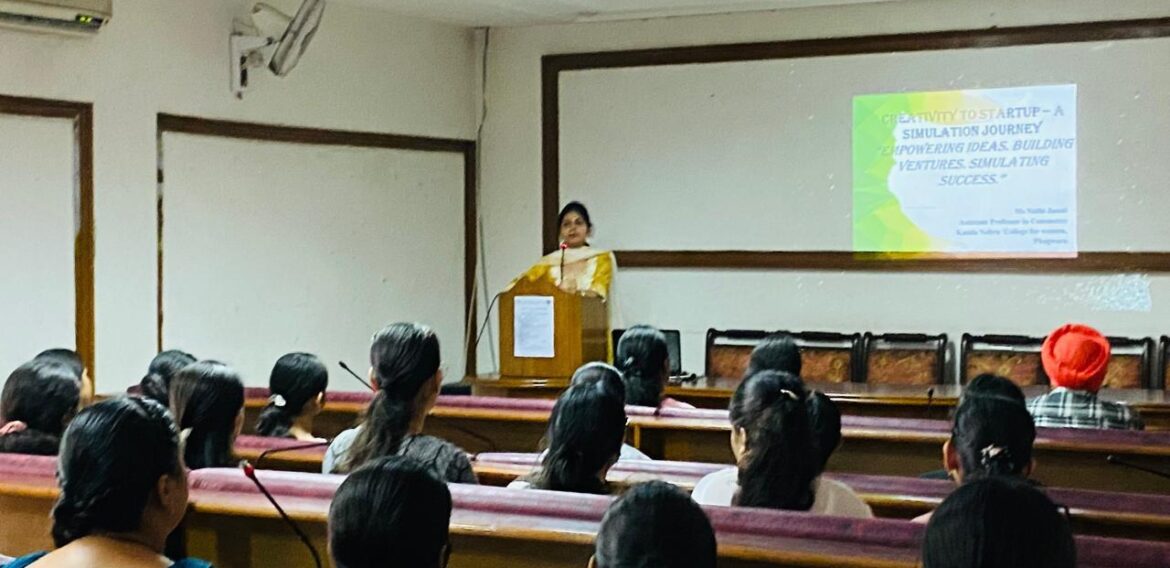 Two-Day Workshop on “Creativity to Start-Up – A Simulation Journey