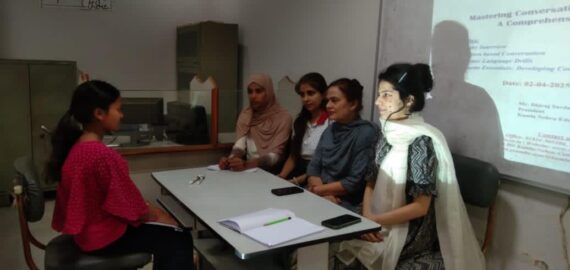 A 4-day workshop titled “Mastering Conversations & Personality: A Comprehensive Workshop”