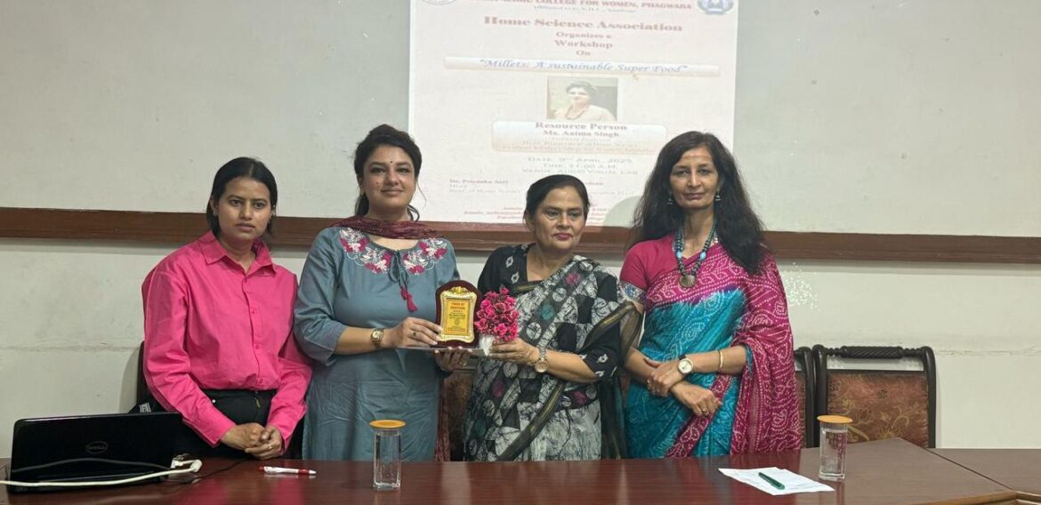 Lecture-Cum-Workshop on “Millets: A Sustainable Superfood