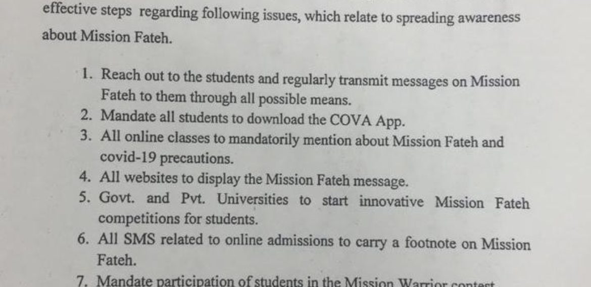 Awareness About Mission Fateh