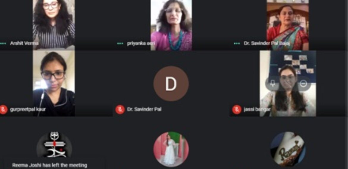 Dept of home science and NSS in collaboration with IQAC organised a webinair to celebrate poshan pakhwara