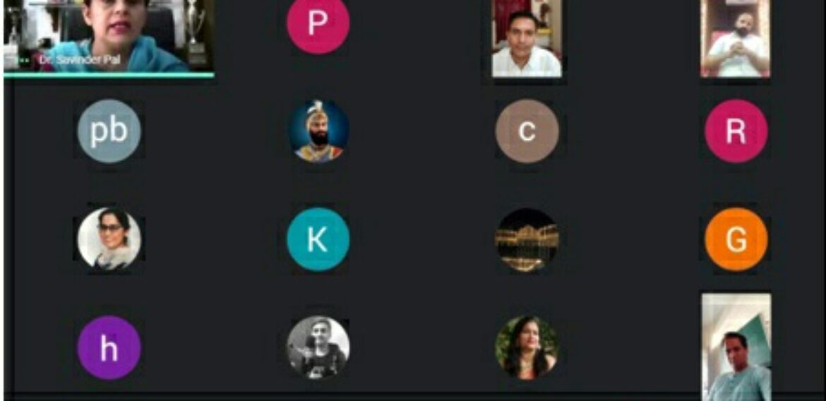 Department of music organized a webinar on the topic “CAREER OPPORTUNITIES IN THE SUBJECT OF MUSIC-VOCAL”