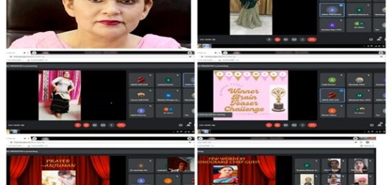 Virtual farewell organized by P.G.Dept. of Computer Science