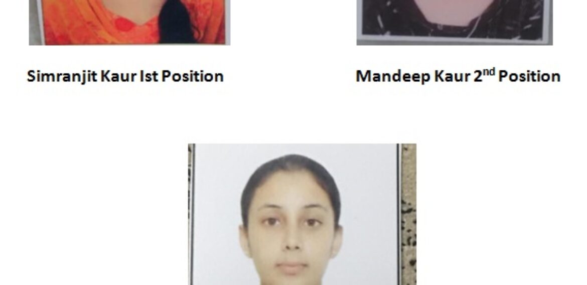 Outstanding academic achievement by MA punjabi students of KNCW,Phagwara