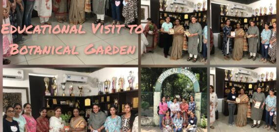 Students of B.Sc (Medical) Sem-VI of Kamla Nehru College For Women, Phagwara visited PG Department of Botany and Botanical Garden of HMV College, Jalandhar