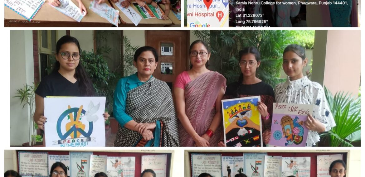 Various competitions organised at KNCW on the occasion of Gandhi Jayanti and Lal Bahadur Shastri Jayanti