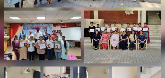 National Science Day catalyzed and supported by NCSTC, DST, GOI & PSCST in which students of Kamla Nehru College for Women, Phagwara