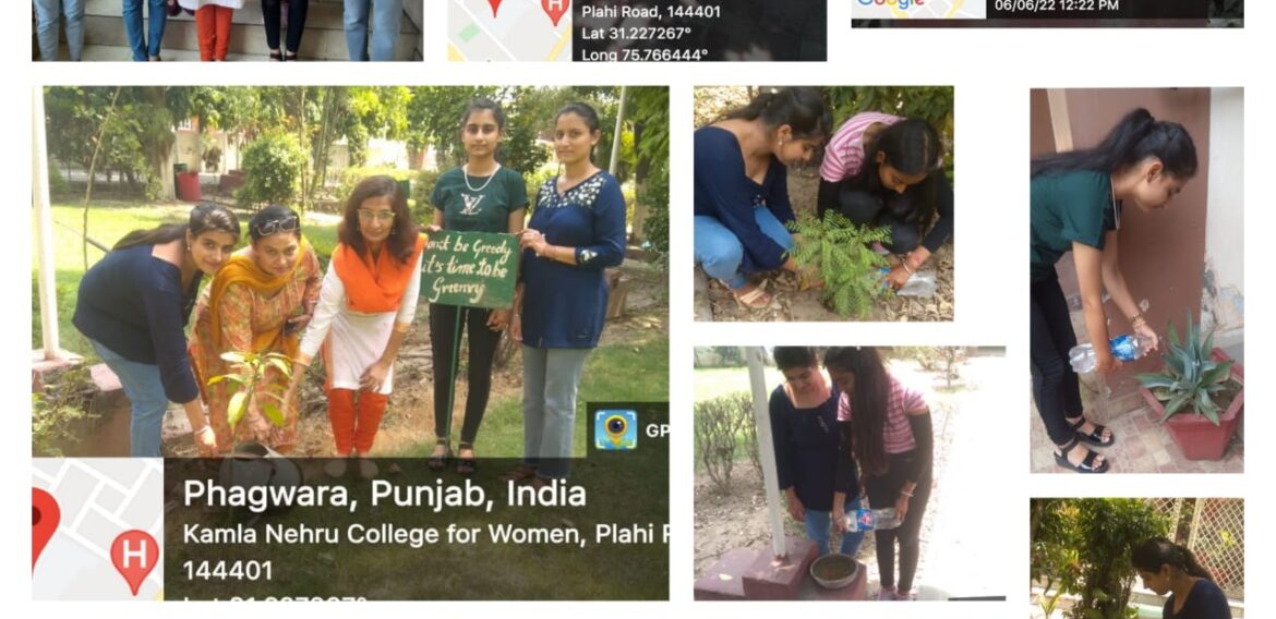 NSS wing of kncw celebrated the World Environment Day