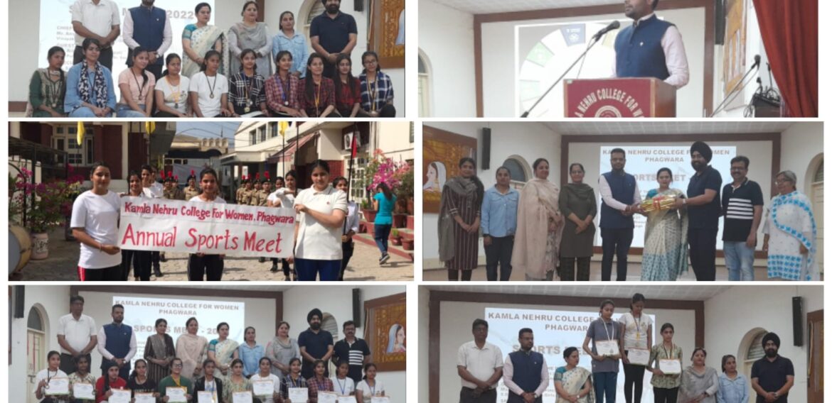 Kamla Nehru College for Women, Phagwara organized Annual Sports Meet