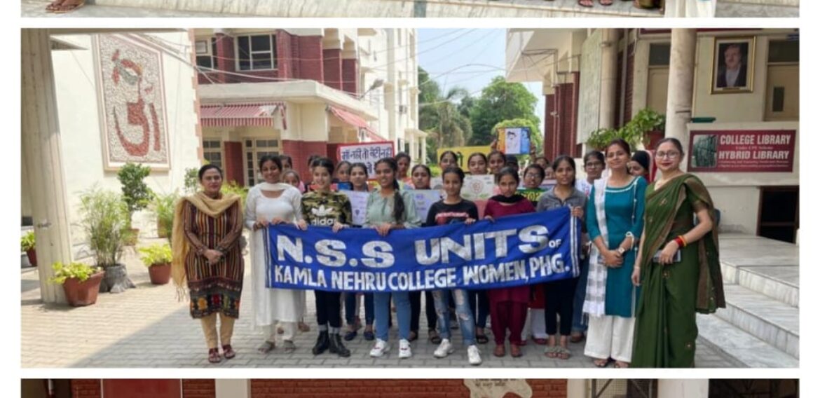 Beti Bachao, Beti Padhao campaign by NSS unit & Fine Arts dept of KNCW