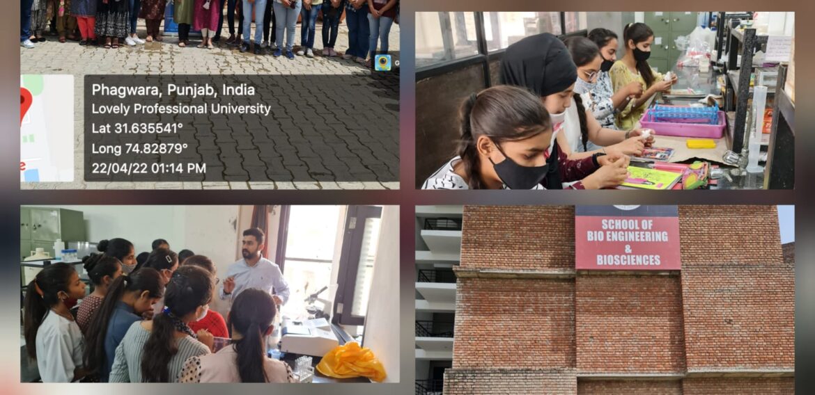 Science Dept of  KNCW, Phagwara Attended workshop at Lovely Professional University