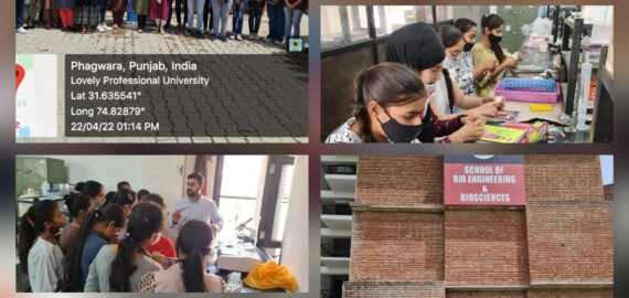 Science Dept of  KNCW, Phagwara Attended workshop at Lovely Professional University