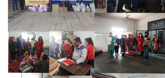 Kamla Nehru College for Women, Phagwara students visit Old Age Home