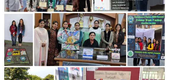 7 days Science Week festival ( 22nd-28th February, 2022) Kamla Nehru College for Women, Phagwara