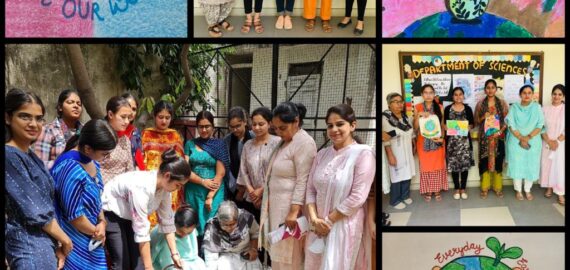 World Earth Day was celebrated by Dept of Science at KNCW Phagwara