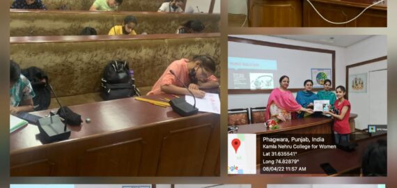 KNCW,Phagwara celebrated World’s Health Day on April 8, 2022 on the theme -” OUR PLANET, OUR HEALTH”