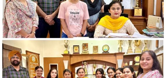 Student of KNCW bagged Top postion in University