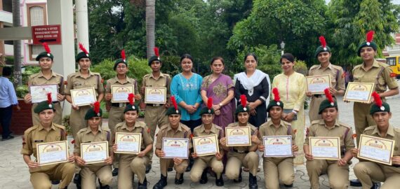Outstanding Performance by NCC Cadets