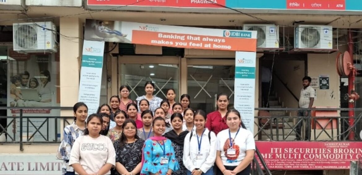 Visit to IDBI Bank, Phagwara