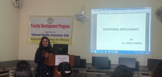 7 Days Faculty Development Programme – Day 3