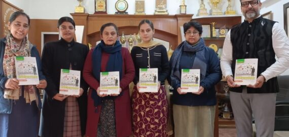 Release of a book titled “Basics of Entrepreneurship with Practical Activities”