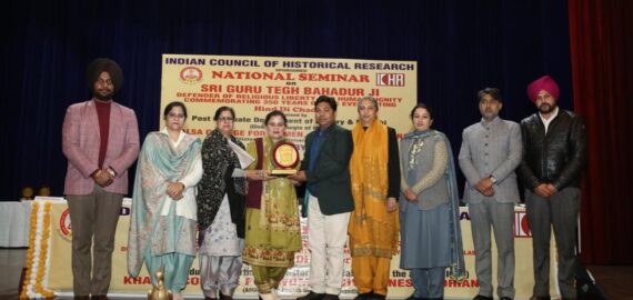 Principal Dr. Savinder Pal Kaur Delivers Key Address at ICHR-Sponsored National Seminar