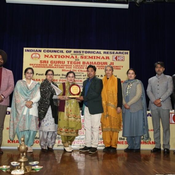 Principal Dr. Savinder Pal Kaur Delivers Key Address at ICHR-Sponsored National Seminar
