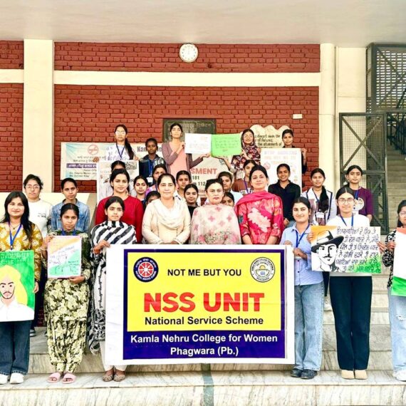 NSS Unit of KNCW Pays Tribute to Martyrs Bhagat Singh, Shivaram Rajguru, and Sukhdev Thapar